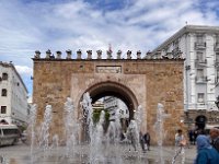 The gate that demarcates part of the wall at this end of the messina
