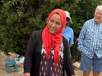 On the road back from Dougga we stop to talk to some herb sellers - they go out in the morning and gather the wild herbs 9rosemary, thyme, mint, etc., chop it and package it and generally sell out by evening.