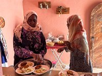 The sisters preparing our lunch