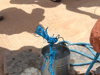 Explanation/demo of how rainwater tanks found in every home are used.