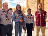 And a Turkish scout organization on a publicity video visit