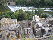 at the weir