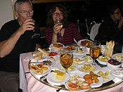 and then dinner