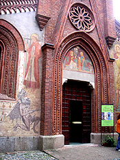 midieval village church
