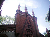 midieval village steeple