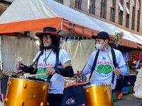 Street music at the Usaquin Flea Market
