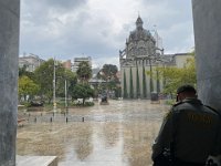 view from the museum on a very rainy day