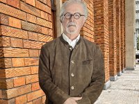 Cardboard cutout - looks like Larry Thorson
