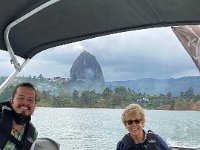 Boat trip across the lake to Guatape