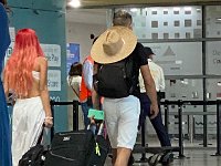 at the airport
