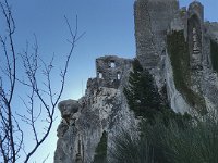 Remains of a castle at Baux de Provence