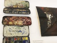 Cezanne's actual paint boxes - in the Musée Granet