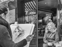 Sketcher in the square