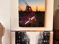 Turns out the painter-owner had just come back from San Francisco so a picture of 'home'