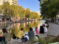 A lovely late May evening meant for enjoying Canal Saint-Martin
