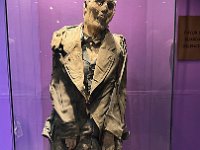 and this guy, the last one buried  the first one excavated was Dr Leroy, still well attired.  He was involved in establishing this place, but ended up here when no one paid his burial fees