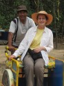 Trish in Mayan Limosina