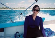 out of the ocean