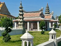 Walking along a bank of the Chao Phraya River