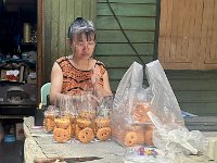 This lady is packaging them for market