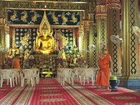 I hadn't ever pictured monks running a vacuum cleaner.