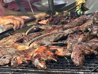 Grilled rice rats