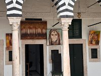 Previously a Madrassa inside the medina, this airy building was now hosting some student artworks.